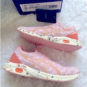 Asics HyperGEL-KENZEN Begonia Pink running shoes size 6 in EUC breathable